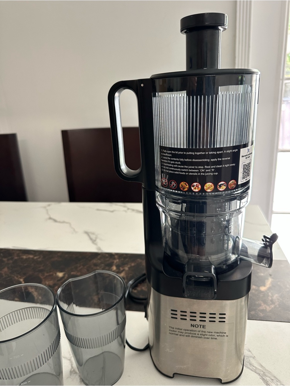 AMZCHEF ZM1902 Vertical Cold Press Juicer - Picture 14 of 15
